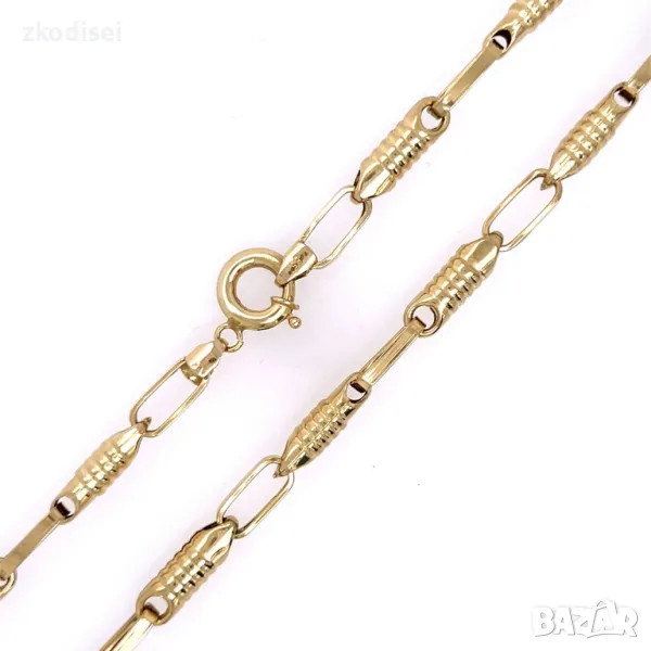 Златен синджир 13,85гр. 54,0см. 14кр. проба:585 модел:29970-2, снимка 1