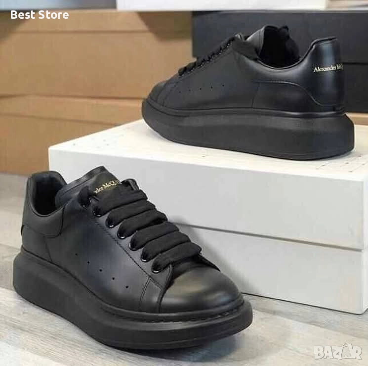 Alexander McQueen Черни Маратонки 36-44 Номер , снимка 1