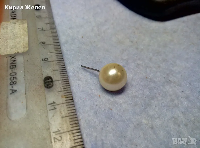 СТАРА ПЕРЛЕНА ОБЕЦА КЛАСИЧЕСКИ МОДЕЛ с ЩИФТ от БЛАГОРОДНА СТОМАНА 48246, снимка 1