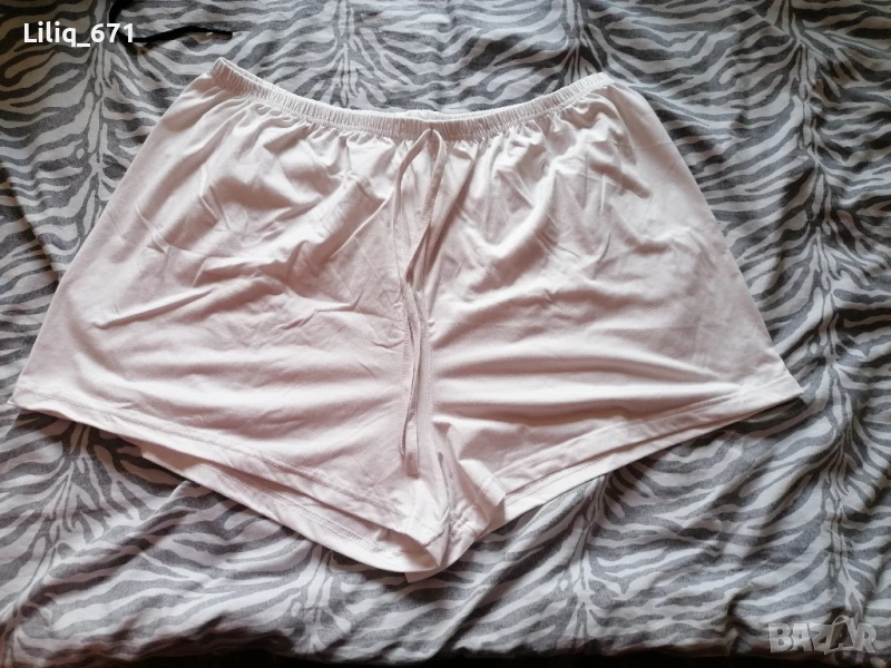 долница на пижама бял 2хл, снимка 1