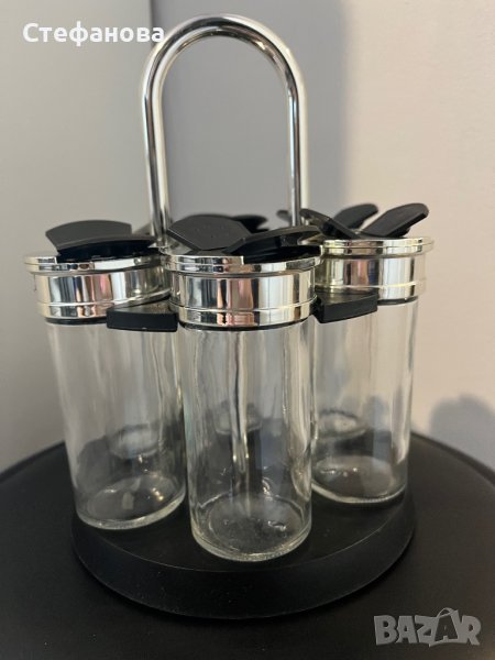 Стойка с бурканчета за подправки, снимка 1