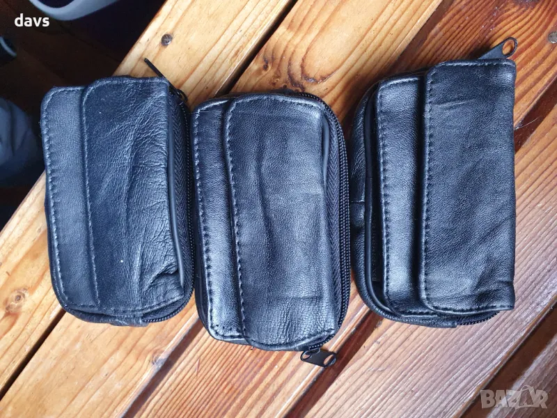 Калъфче / Кейс / Портмоне – естествена кожа – за ключове, документи, снимка 1