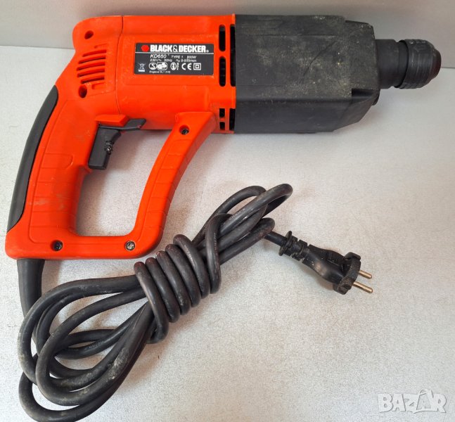 ЗАПАЗЕН ЗА КЛИЕНТ! Перфоратор Електрически BLACK & DECKER KD650 /600W/, снимка 1