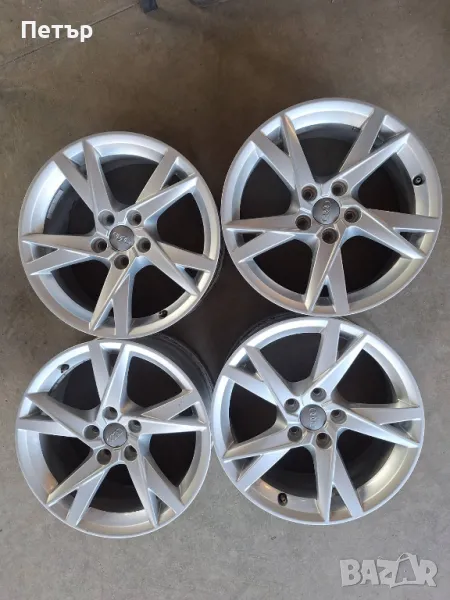 ОРИГИНАЛНИ АЛУМИНИЕВИ ДЖАНТИ  AУДИ  -5x112х57.1-17цола, снимка 1