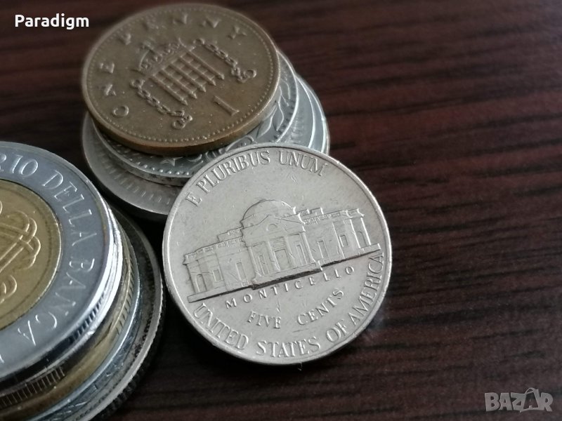 Монета - САЩ - 5 цента | 1990г., снимка 1