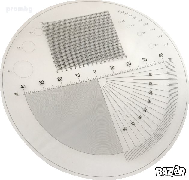 измервателен диск, скала, 3R Smolia-Япония, снимка 1