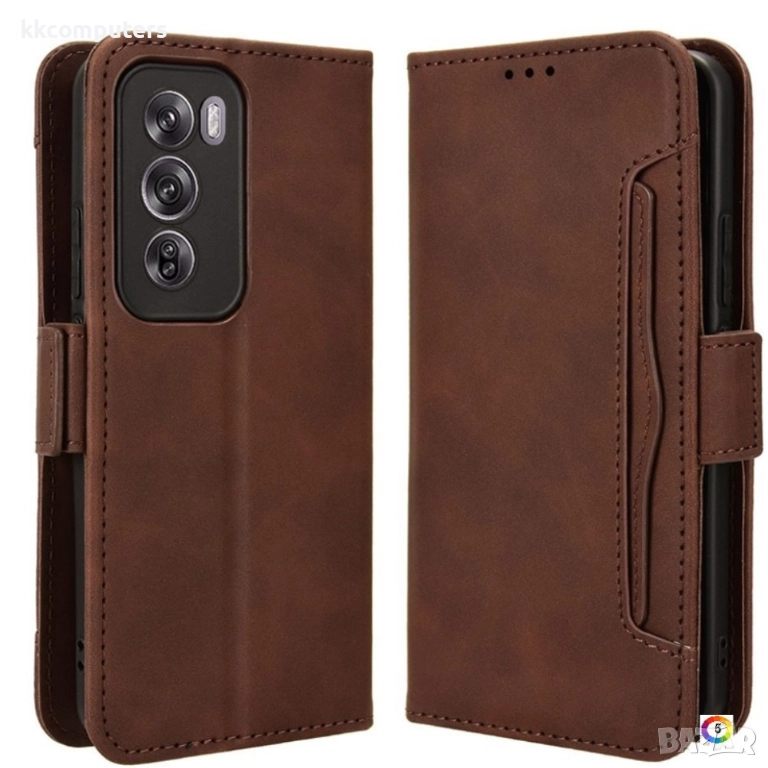 Oppo Reno12 Pro 5G Multiple Card Slots/ Wallet Кожен Калъф и Протектор, снимка 1