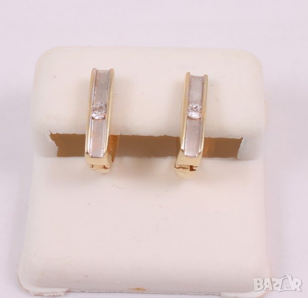 *нови златни обици 48776-3, снимка 1