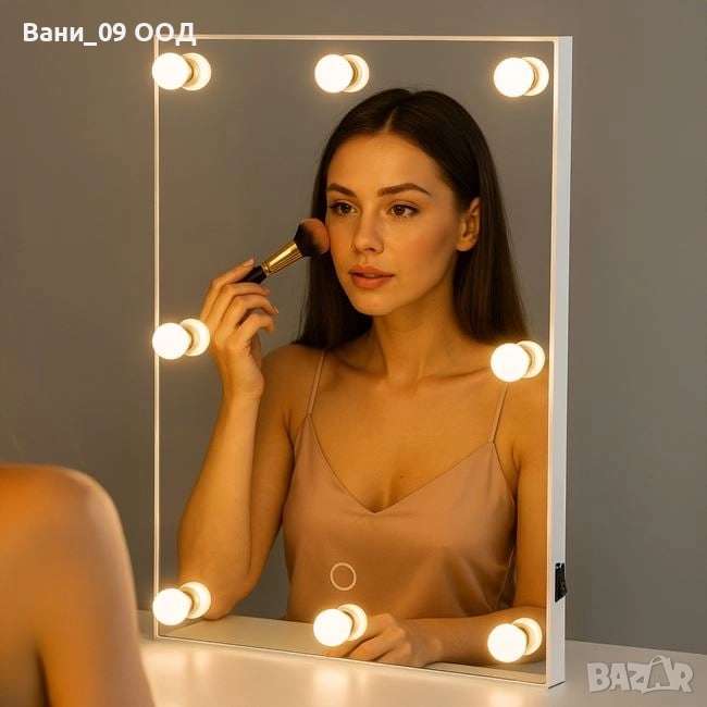 LED огледало за гримиране, снимка 1