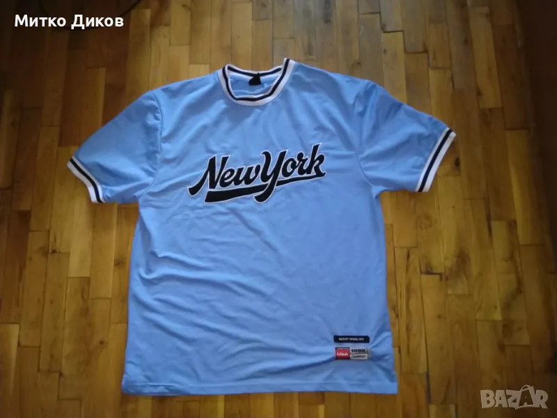 New York бейзболна тениска FSBN ретро 1992г. размер М отлична, снимка 1