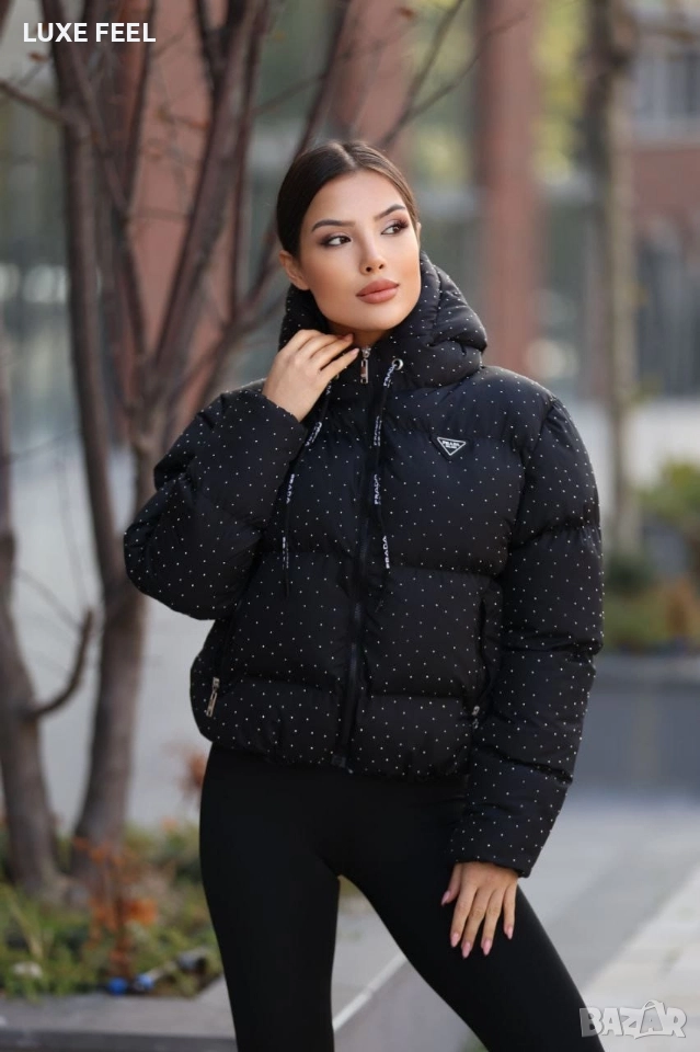 Дамски Зимни Якета с Камъни ⚜️Prada, снимка 1
