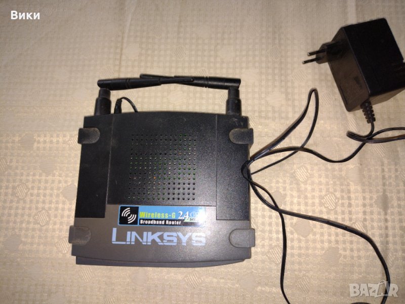 Безжичен рутер Linksys WRT54GL, снимка 1
