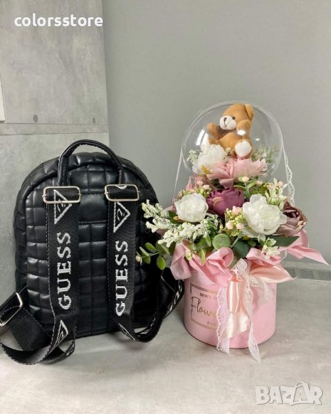 Черна раница Guess код SG313, снимка 1