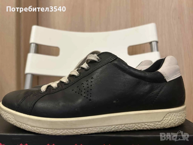 Дамски черни кецове Ecco, снимка 13 - Кецове - 51482015