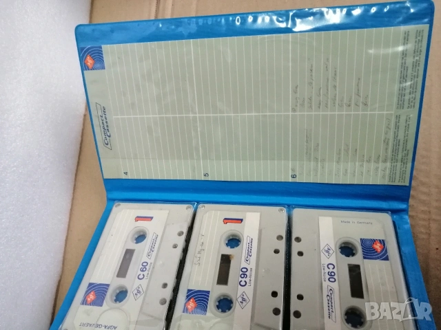 Ретро класьор с аудиокасети AGFA, снимка 5 - Антикварни и старинни предмети - 53411511