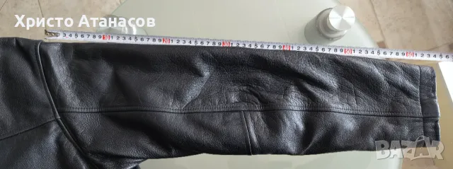 Черно мъжко кожено яке Кenneth Cole, без забележки , снимка 10 - Якета - 49175945