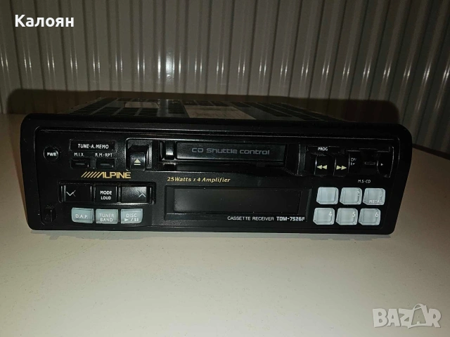 Alpine радиокасетофон