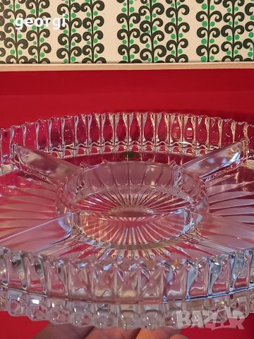 Немско плато ордьовър Walther glass    13/3, снимка 6 - Прибори за хранене, готвене и сервиране - 35136145