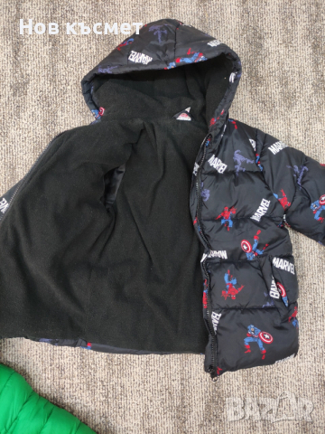 Детски зимни якета, детски елек, грейка, размер 104 и размер 110, снимка 2 - Детски якета и елеци - 53027638