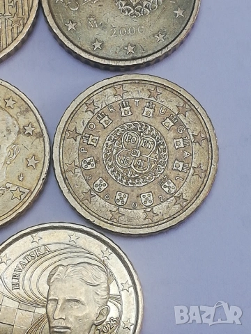 лот 8 монети 50 евро-цента различни държави, снимка 7 - Нумизматика и бонистика - 46648637