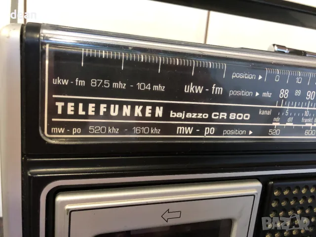Telefunken bajazzo CR800, снимка 2 - Радиокасетофони, транзистори - 49044202