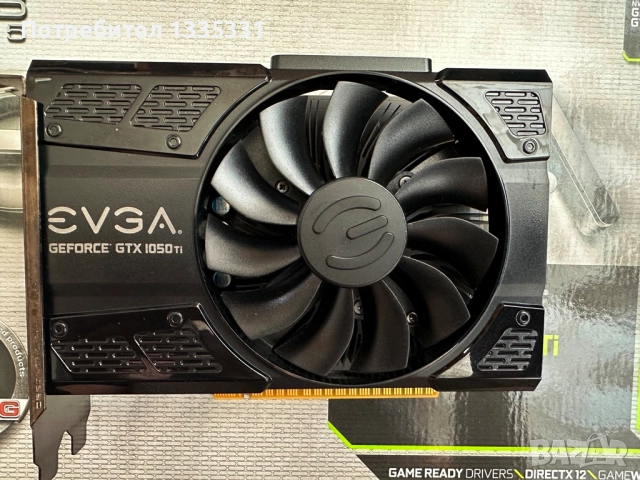 EVGA GEFORCE GTX 1050Ti 4G, снимка 2 - Видеокарти - 52585159