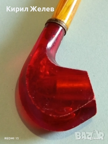 ВИНТИДЖ ИГРАЧКА ДЕТСКА ЛУЛА ГДР РЯДКА с КЕХЛИБАР за КОЛЕКЦИЯ 50972, снимка 4 - Други ценни предмети - 52544917