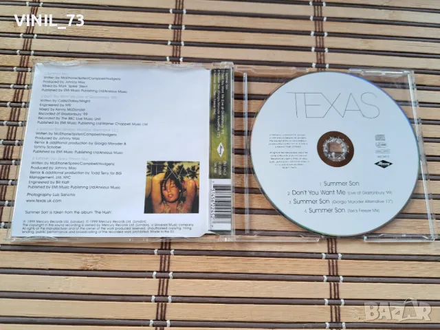 Texas – Summer Son, снимка 2 - CD дискове - 50385597