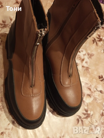 Нови Дамски Боти Изцяло от Естествена Кожа 38