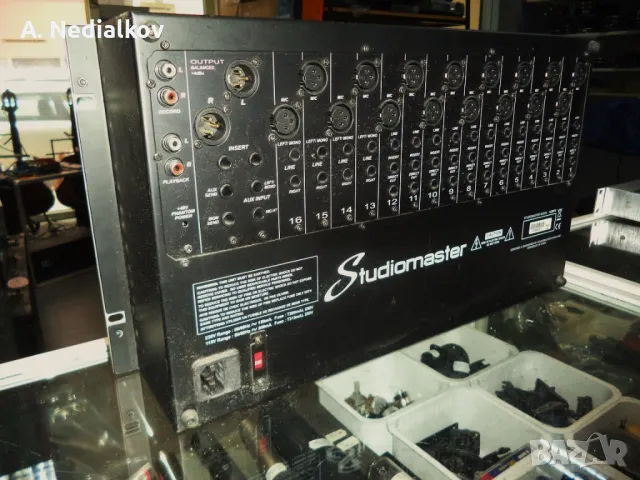 Studiomaster 162BPX audiomixer, снимка 11 - Ресийвъри, усилватели, смесителни пултове - 49895879