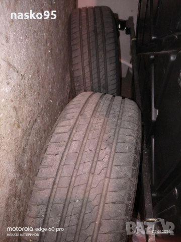 Летни гуми205/55/16 + лети Джанти 16 ки за Тойота 5×114.3 - 16 ки, снимка 5 - Части - 52958272