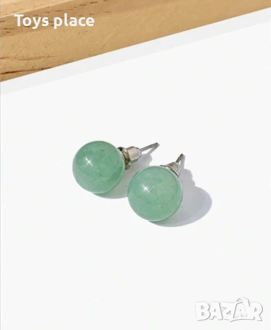 Красиви обеци с естествени камъни , снимка 5 - Обеци - 50971811