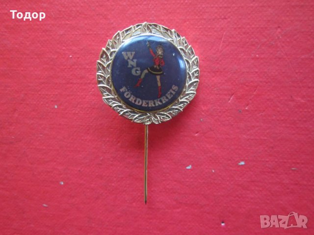 Голям бронзов немски знак значка маркиран, снимка 2 - Колекции - 26245450