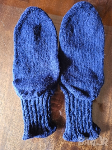 Вълнени чорапи, снимка 2 - Дамски чорапи - 51784118