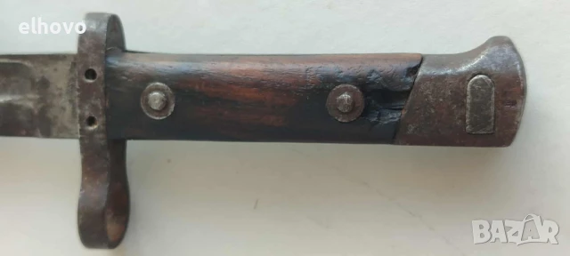 Щик, байонет Manlicher M95  ERNST BUSCH - SOLINGEN WW1, снимка 4 - Антикварни и старинни предмети - 50719954