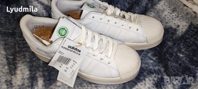 Продавам тези страхотни Адидас superstar BOLD W, снимка 3 - Кецове - 43906362