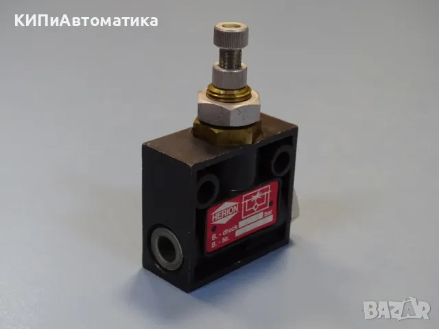 Пневматичен регулатор на дебит HERION 4040204 Flow Control Valve 0.1/16Bar, снимка 4 - Резервни части за машини - 48766748