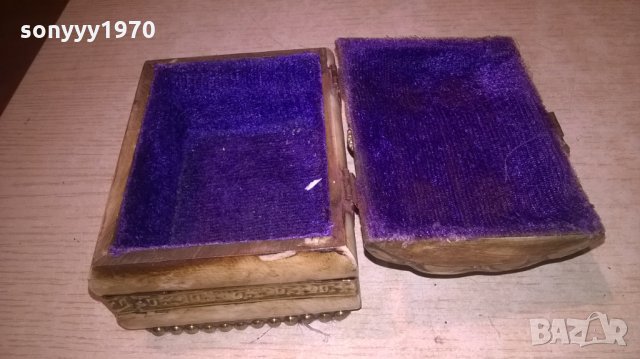 красива екзотична кутия-слонова кост-внос швеицария, снимка 8 - Колекции - 27183405