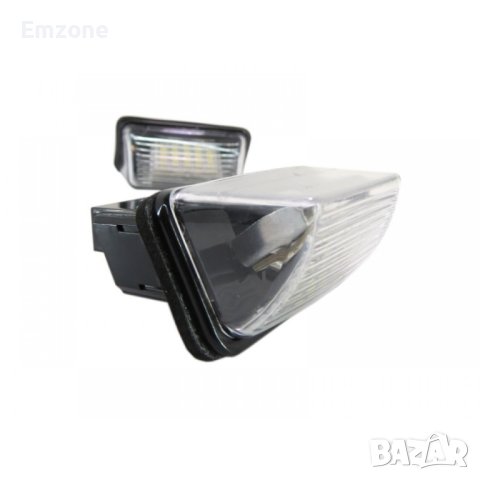LED Плафони за Заден Номер Светлини за Peugeot 207 308 Citroen C3 C4, снимка 4 - Аксесоари и консумативи - 43774241