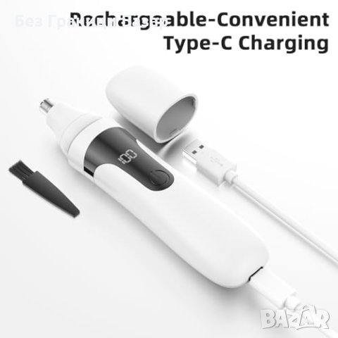 Нов Мултифункционален Безболезнен Тример - Нежно Подстригване косми, снимка 2 - Тримери - 44043479