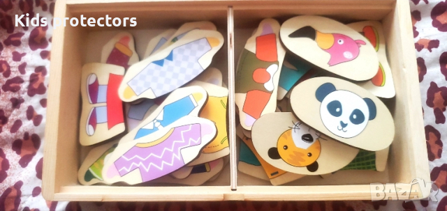 Интересна дървена играчка за деца, снимка 2 - Образователни игри - 52464156