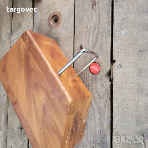 масивен дървен блок за ножове, снимка 5 - Други - 47809195