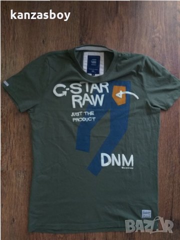 G-Star Hitchcock S T S/S - страхотна мъжка тениска КАТО НОВА, снимка 4 - Тениски - 33634693