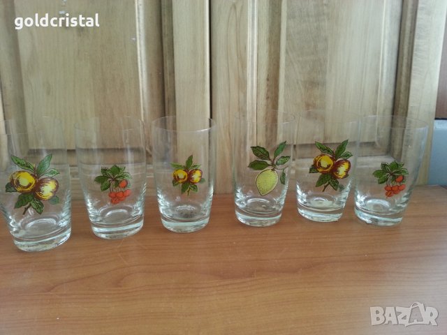 Ретро стъклени чаши , снимка 6 - Други ценни предмети - 37136067