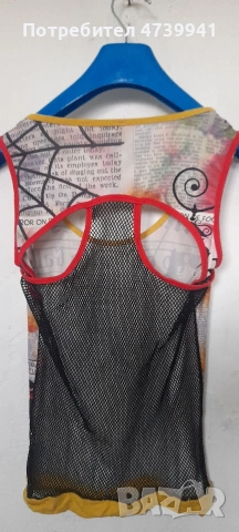 Дамски потник с артистичен принт, снимка 2 - Потници - 53507750