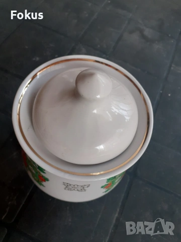 Захарница - руски порцелан, снимка 3 - Антикварни и старинни предмети - 53281056