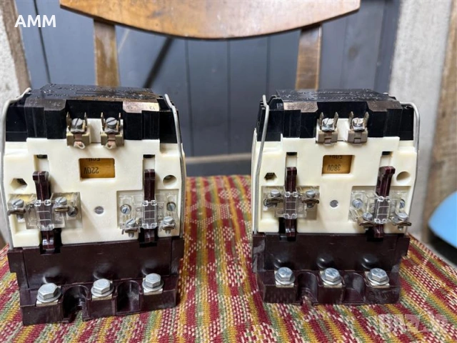 Чешки контактори 63 А. 220 V. / 380V., снимка 2 - Други машини и части - 53168748