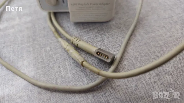 Оригално зарядно за Apple Macbook - MagSafe 45W А1244, снимка 4 - Кабели и адаптери - 48909619