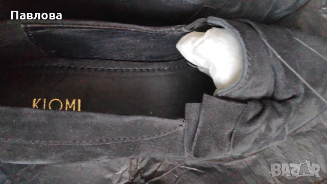 Естествен велур черни 38 размер, снимка 10 - Дамски ежедневни обувки - 35257717