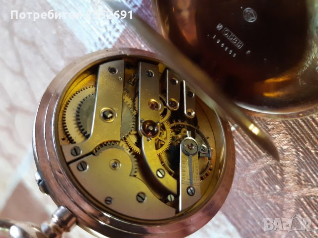 Златен дж.часовник-уникат, снимка 8 - Антикварни и старинни предмети - 28571527